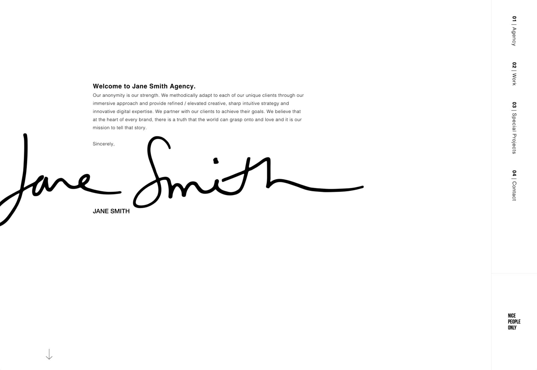 75+ type driven sites janesmithagency