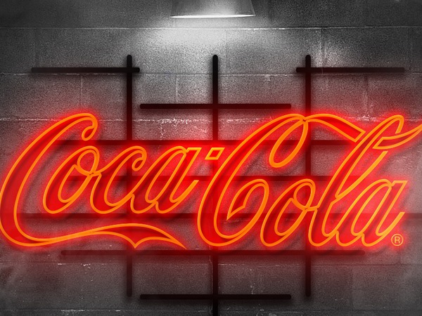 Free Download: Neon Text Mockup neon8