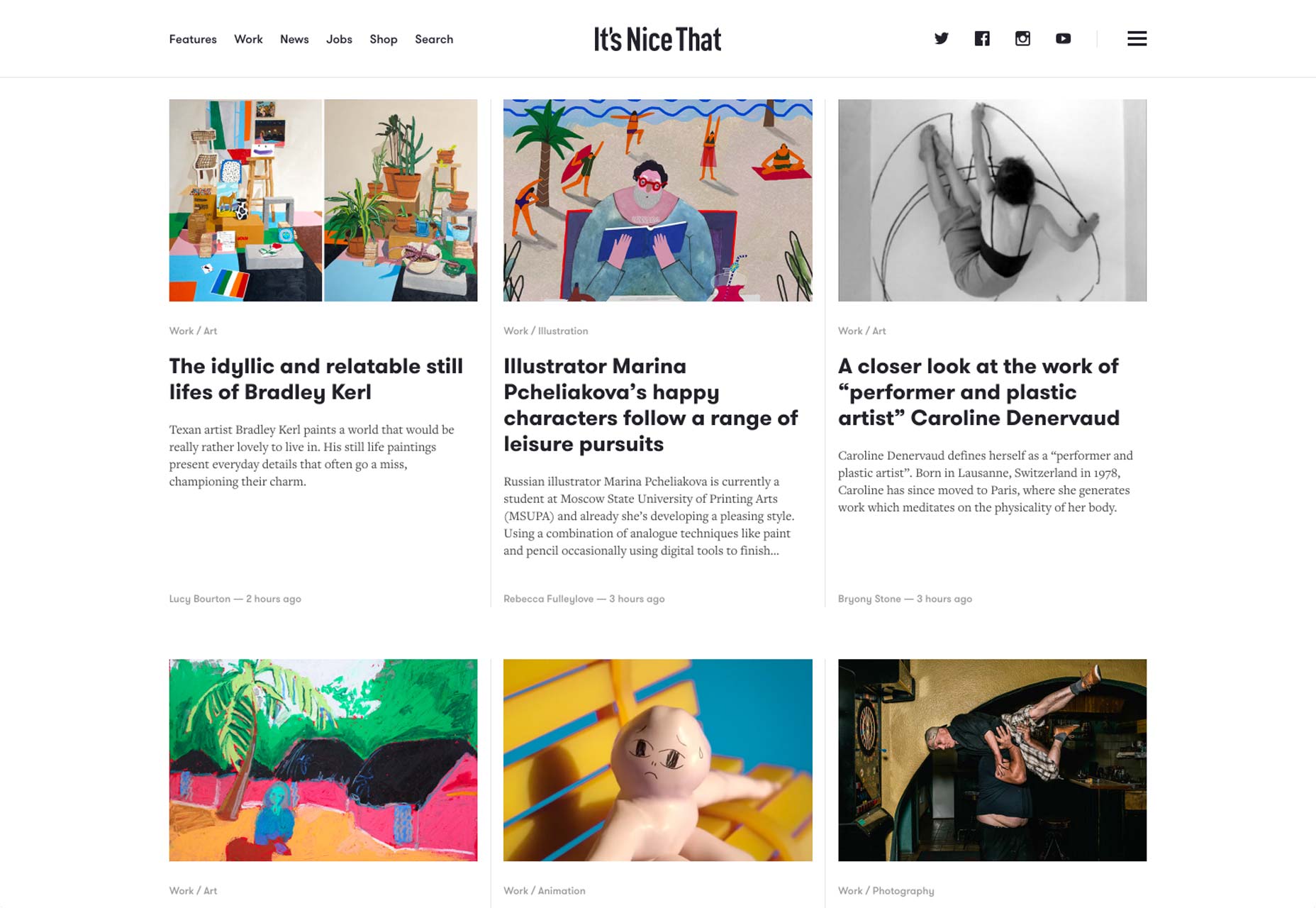 50 creative card UI designs itsnicethat