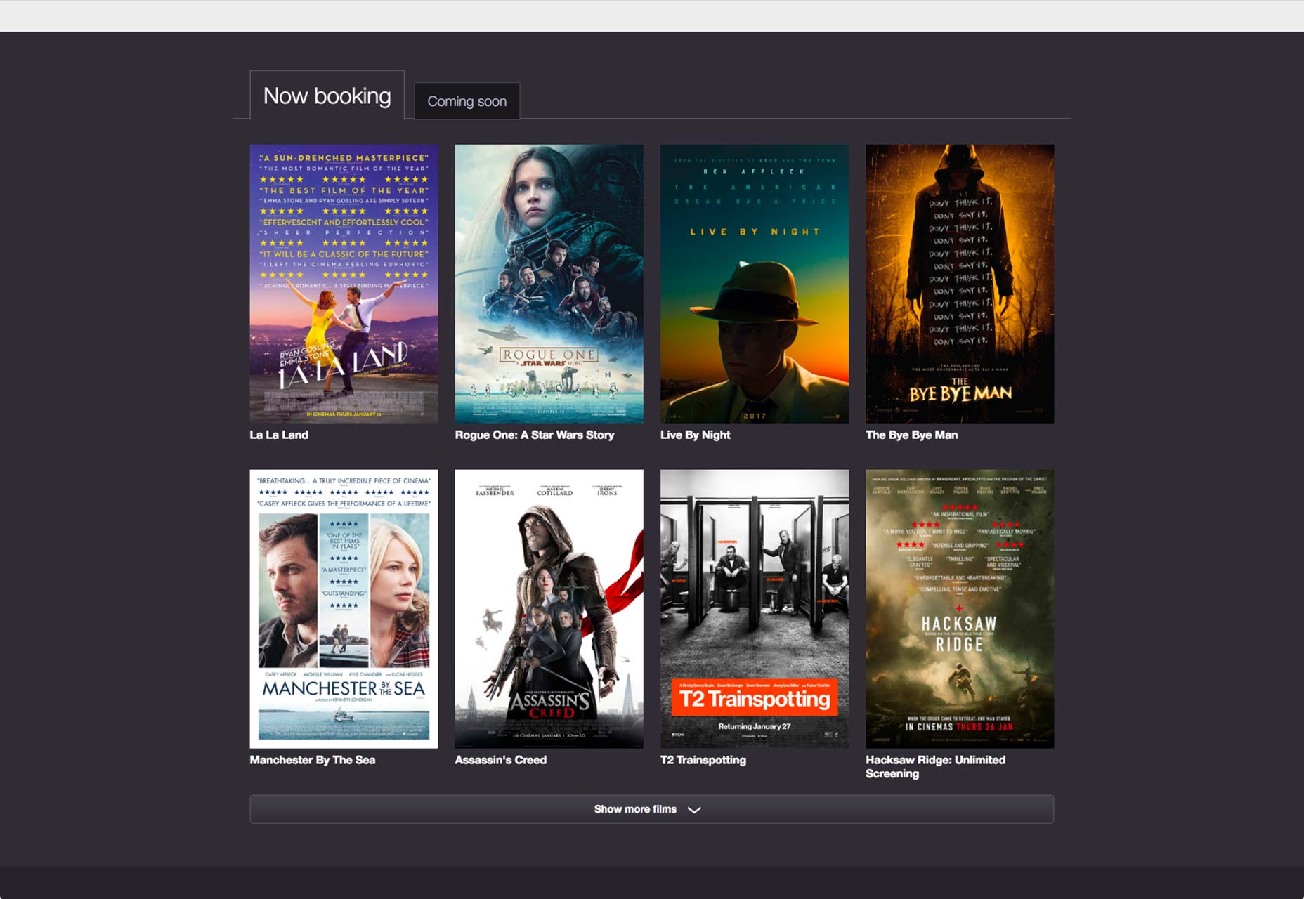 50 creative card UI designs cineworld