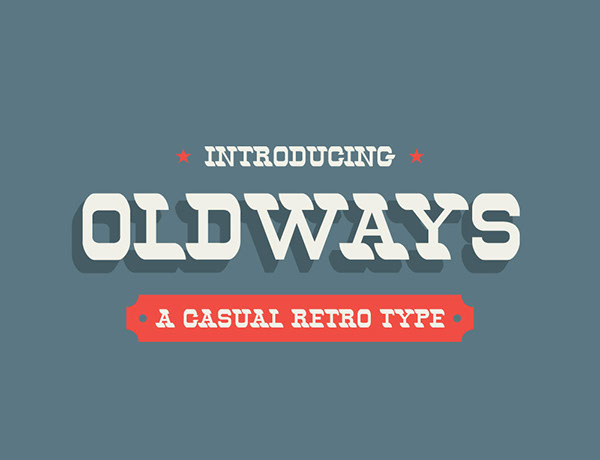 Free Download: Oldways Typeface old1