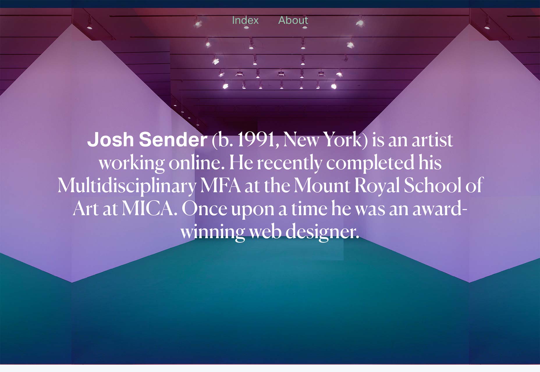 The best new portfolio sites, January 2017 003