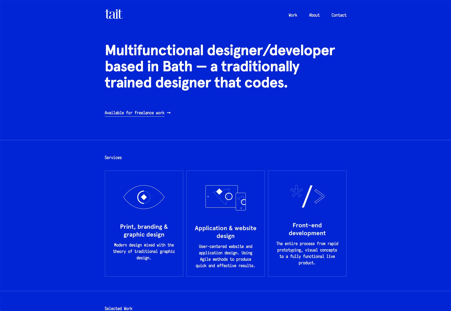 The best new portfolio sites, January 2017 006