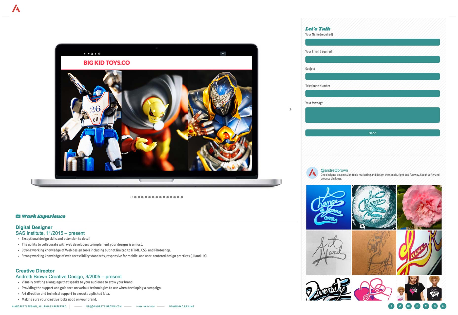 The best new portfolio sites, January 2017 020