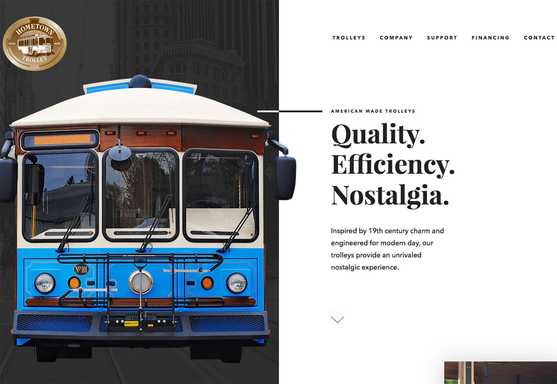 Does this type make my design look fat? trolley