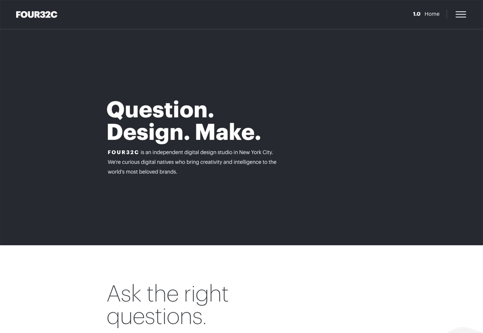 Does this type make my design look fat? four32