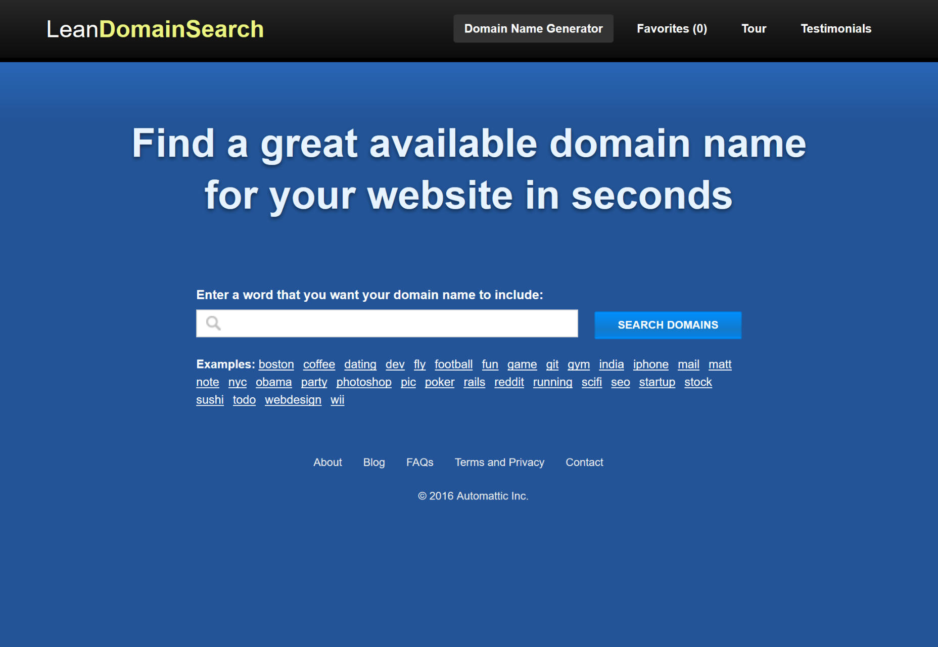 14 simple tools for picking the perfect domain leandomainsearch