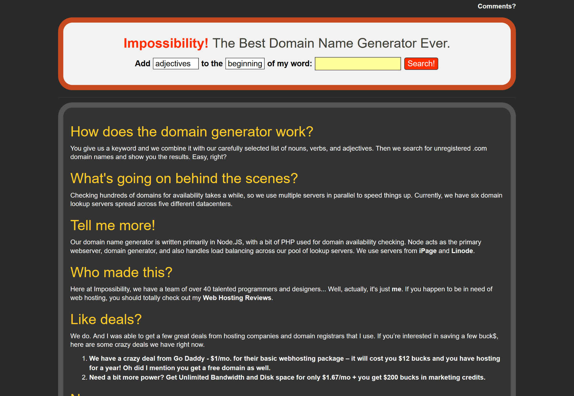 14 simple tools for picking the perfect domain impossibility