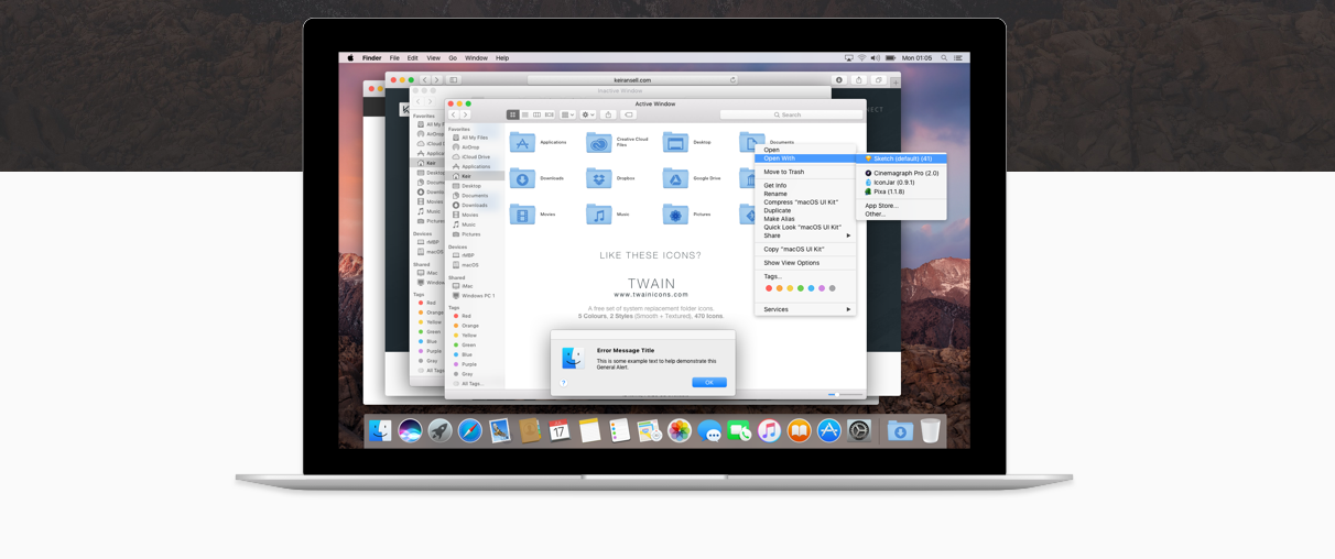 Free Download: macOS UI Kit a1