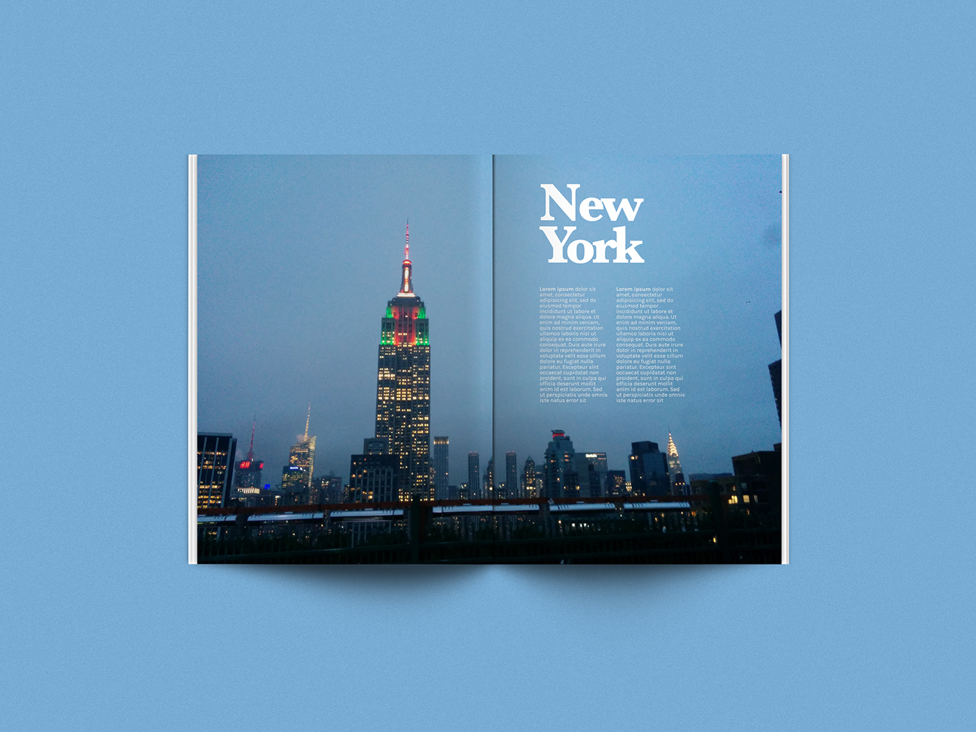 Free Download: Magazine Mockup Template q1