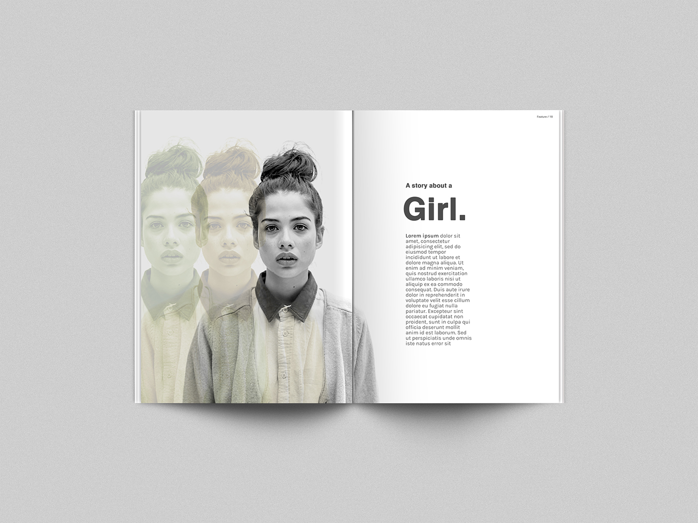 Free Download: Magazine Mockup Template q4