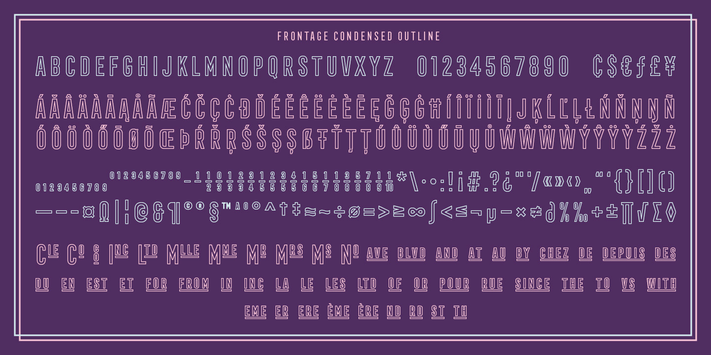 Free Download: Frontage Condensed Outline frontagecondensedoutline2
