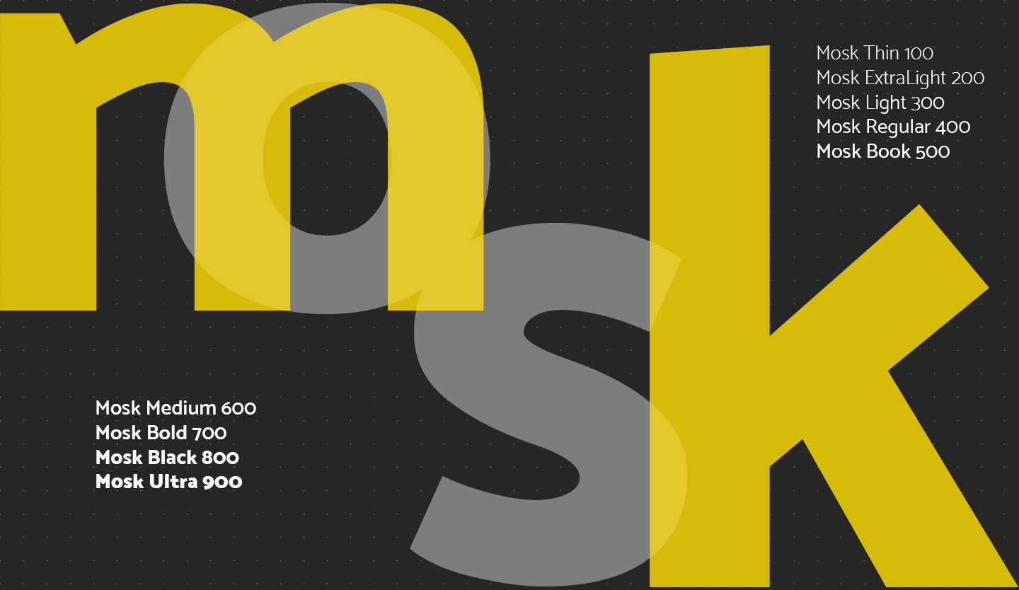 Free Download: Mosk Typeface mosk2