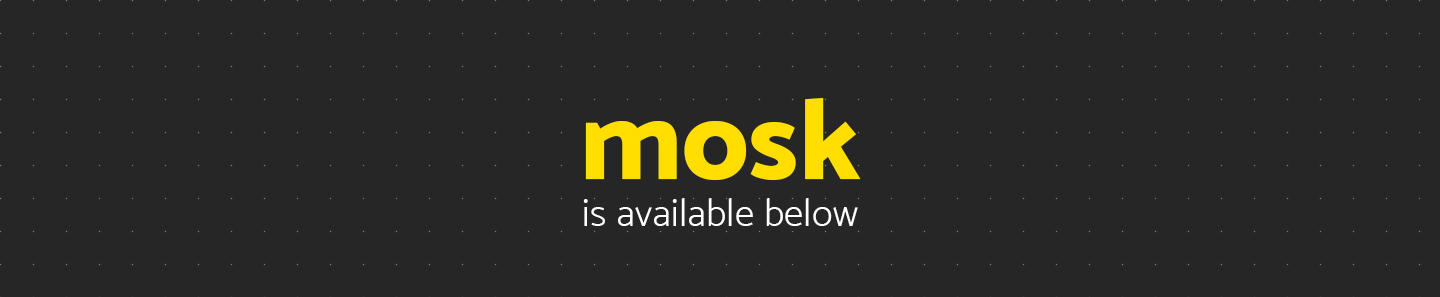 Free Download: Mosk Typeface mosk8
