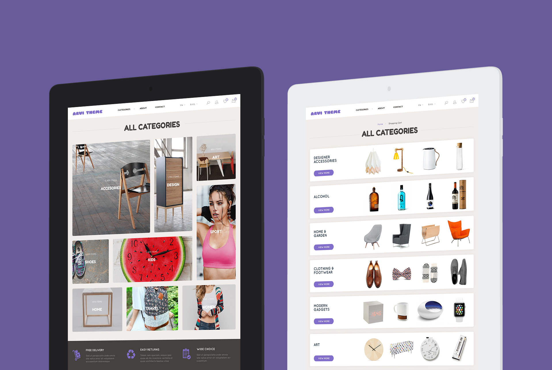 Free Download: Arvi PSD Template arvi3