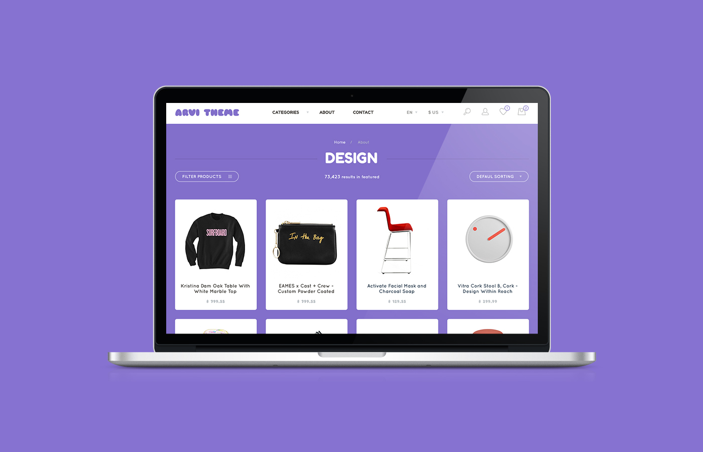 Free Download: Arvi PSD Template arvi16