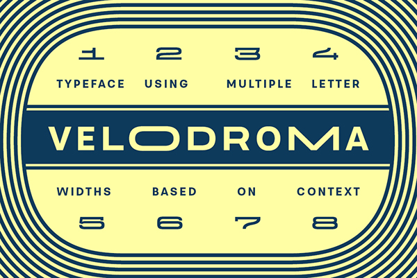 Free Download: Velodroma Typeface v1