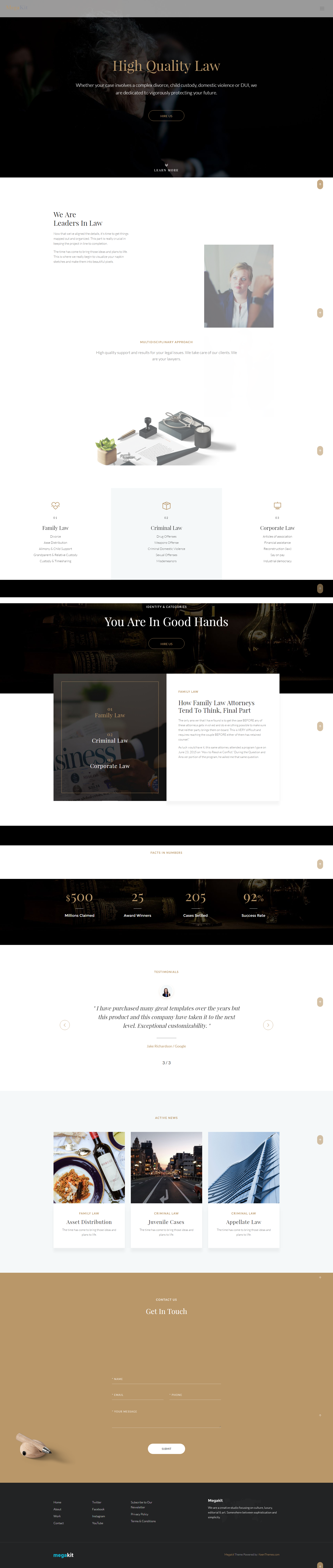 Free Download: Ultimate Multi-Purpose Bootstrap Site Template lawyer