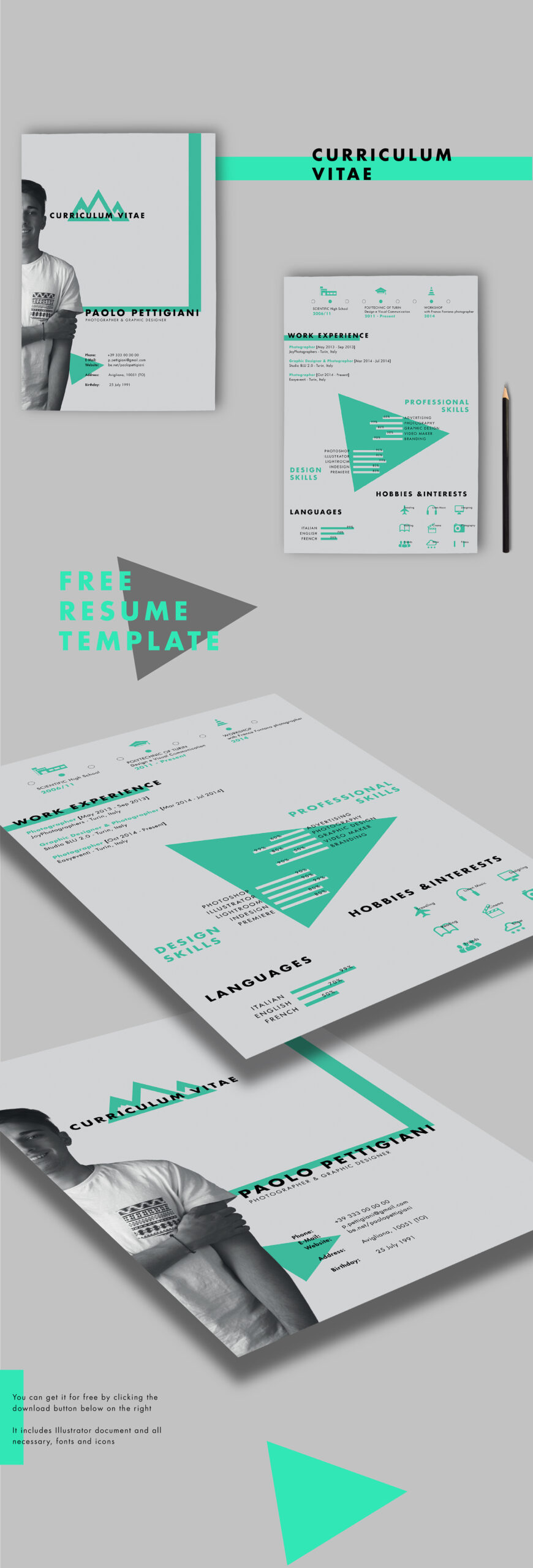Free Download: 'Self Promotion' CV self3