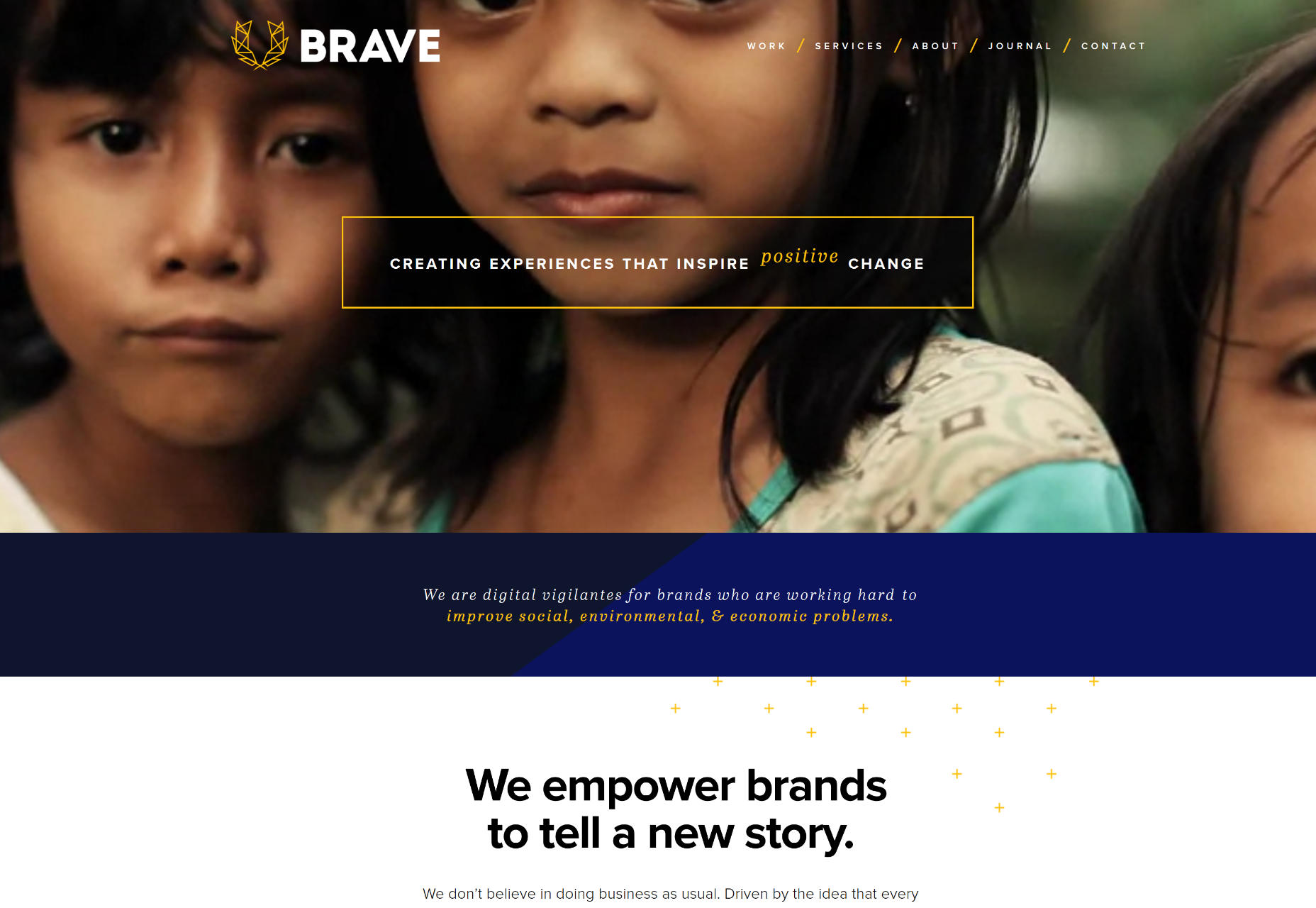 The best new portfolio sites, November 2016 15-brave