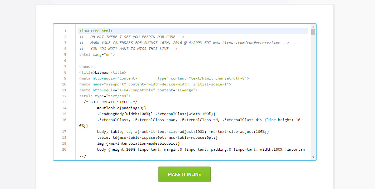 Top 10 resources for designing email newsletters inliner