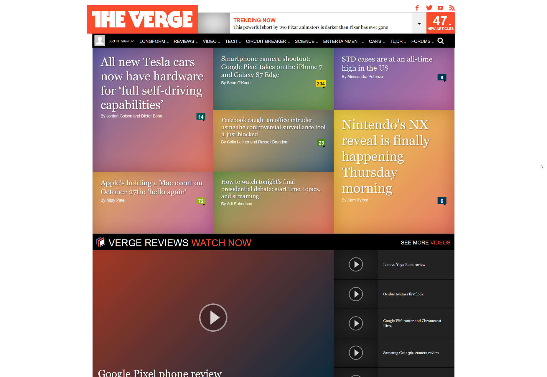 The Verge gets a redesign verge2