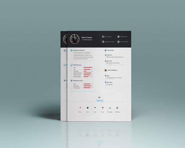 Free Download: CV Template 3cv