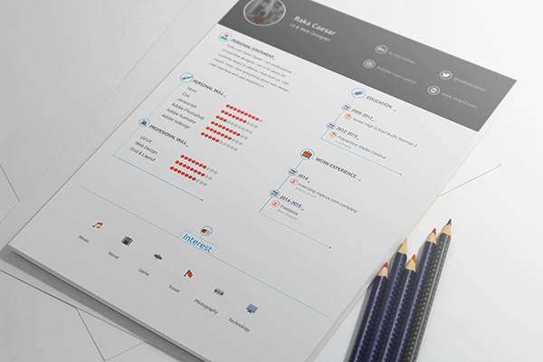 Free Download: CV Template 4cv
