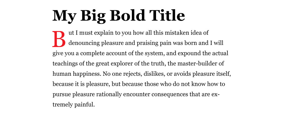 20 essential CSS tricks every designer should know dropcap