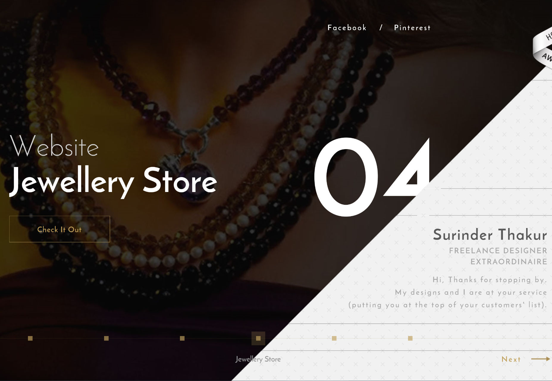The best new portfolio sites, October 2016 02surinder