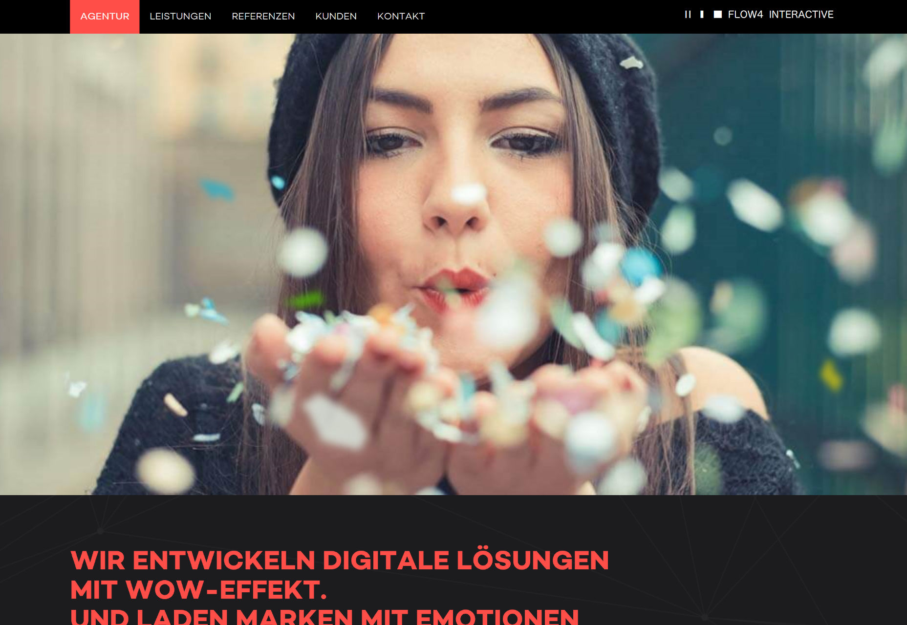 The best new portfolio sites, October 2016 03flow4