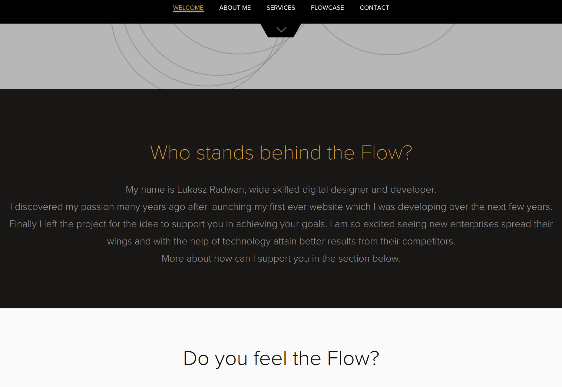 The best new portfolio sites, October 2016 08flow