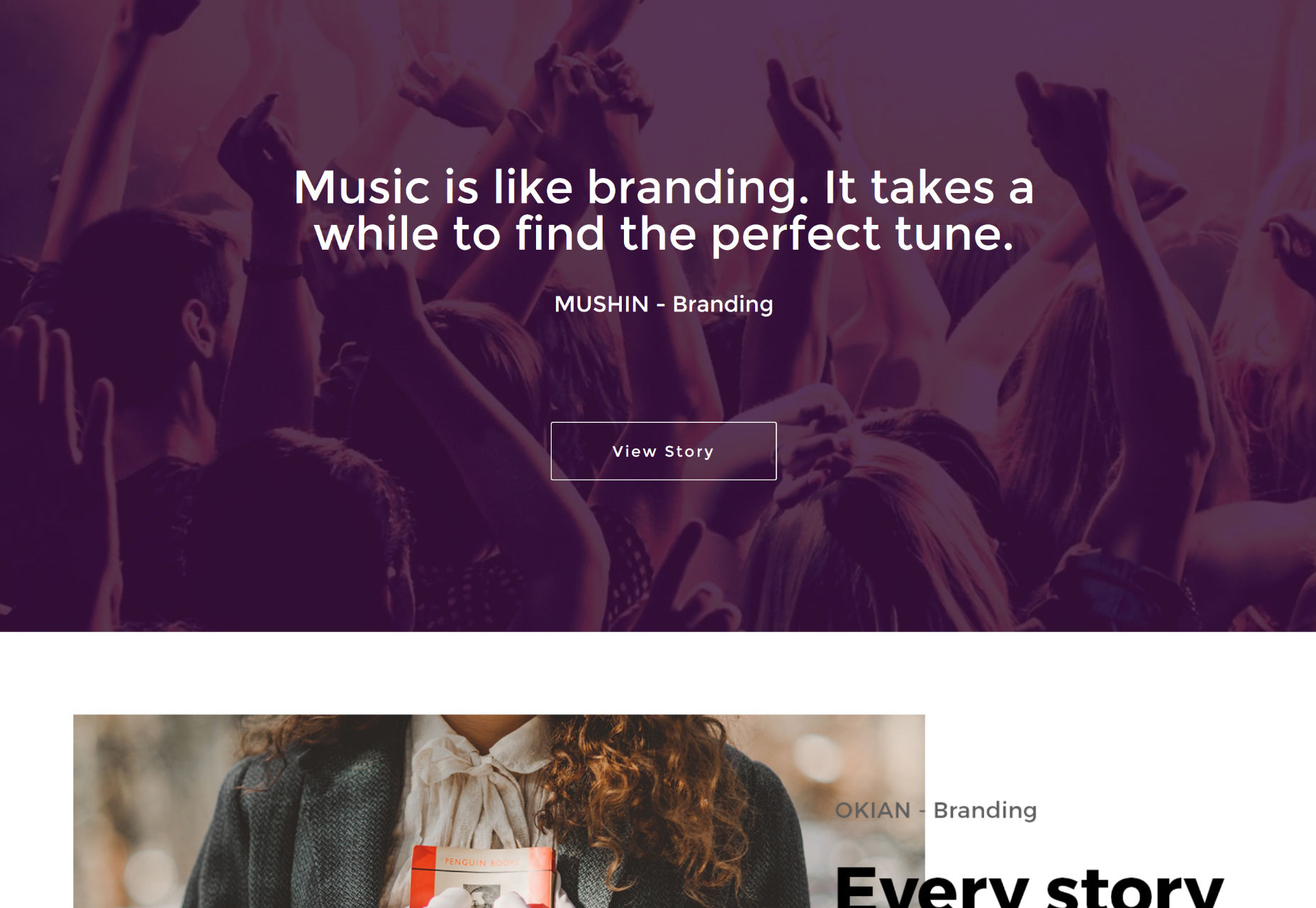 The best new portfolio sites, October 2016 11highcontrast
