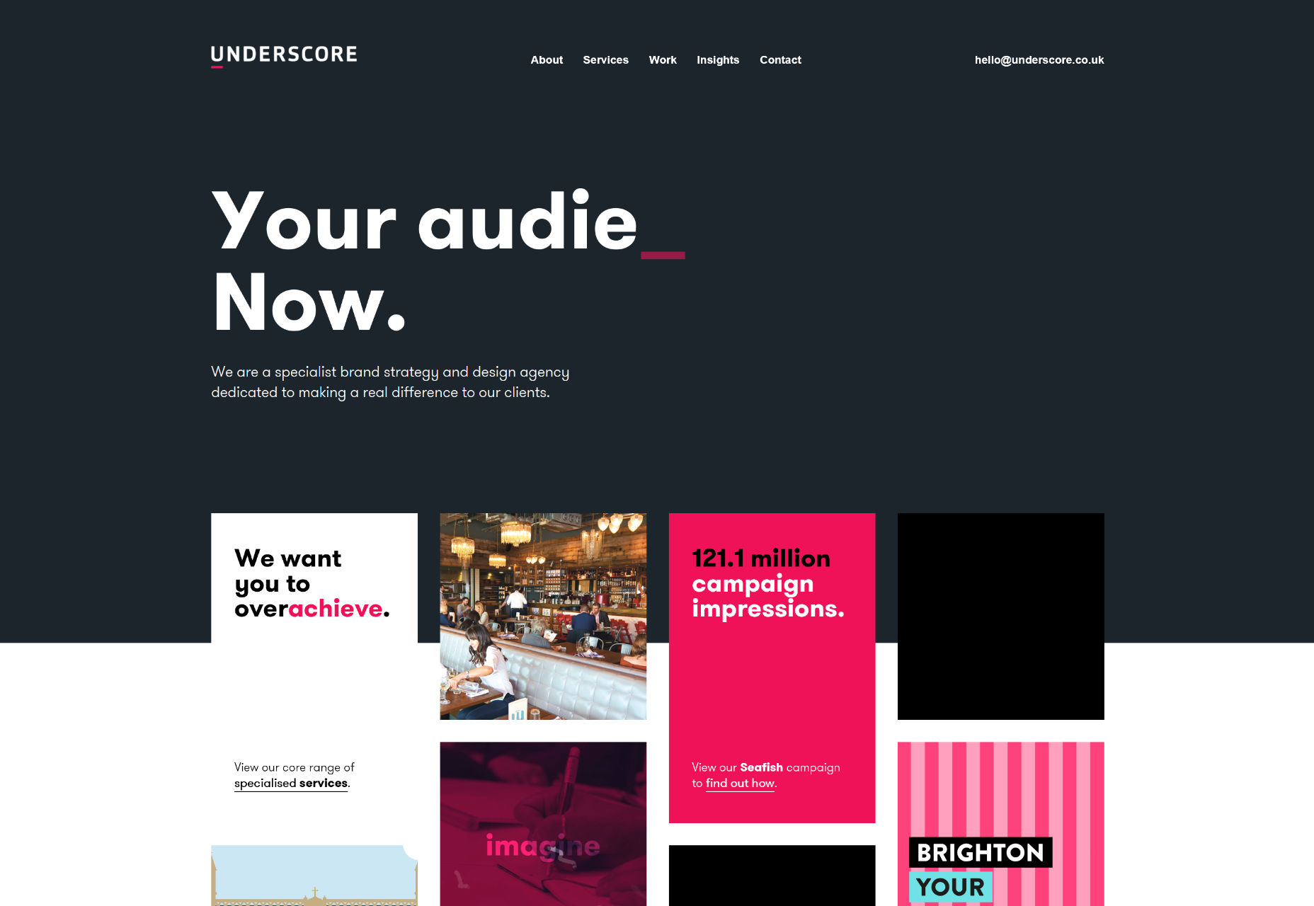 The best new portfolio sites, October 2016 14underscore