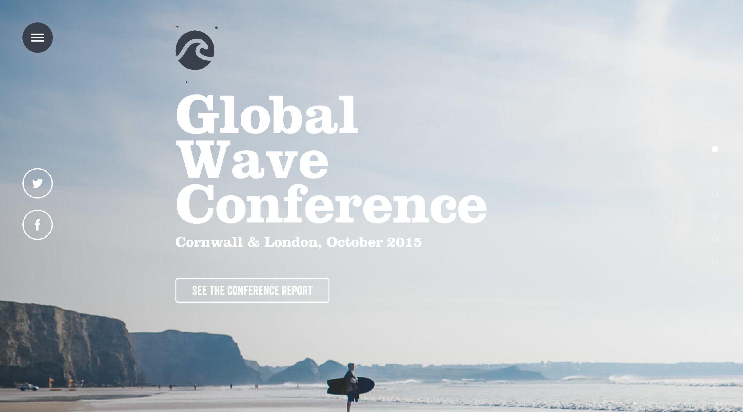 10 creative event websites 2015-global-wave-conference