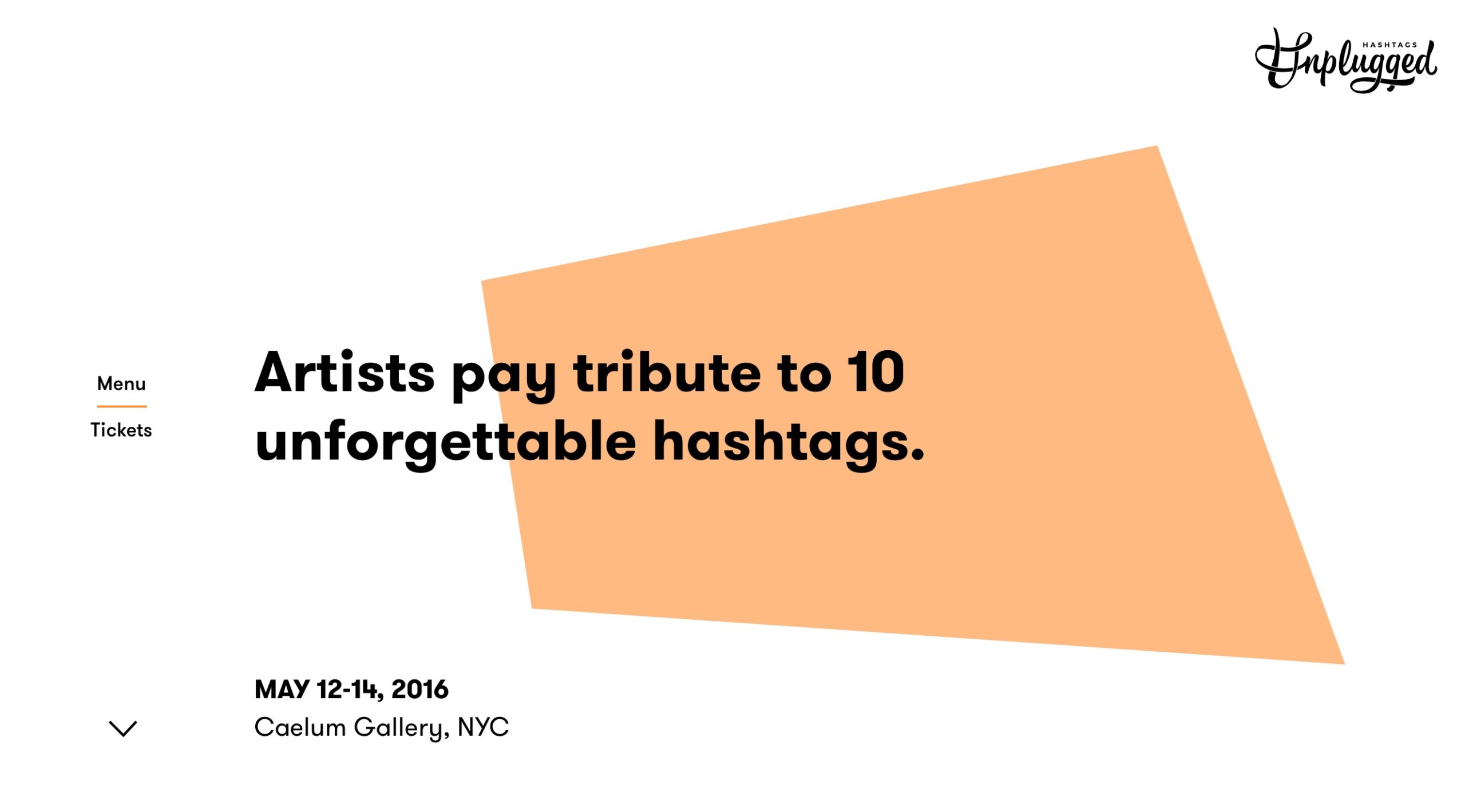 10 creative event websites hashtags-unplugged