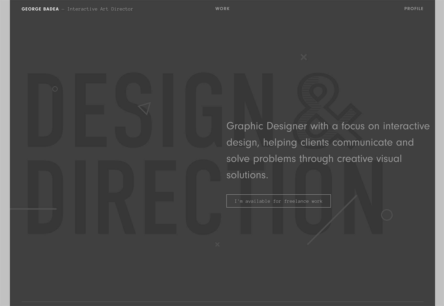 The best new portfolio sites, September 2016 005