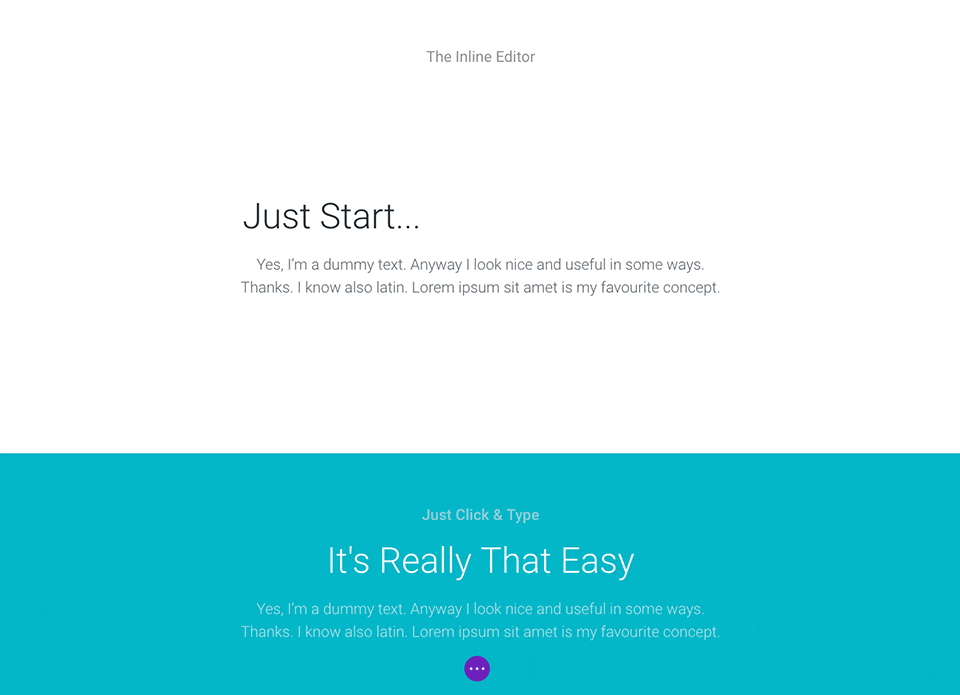 Inline Editor