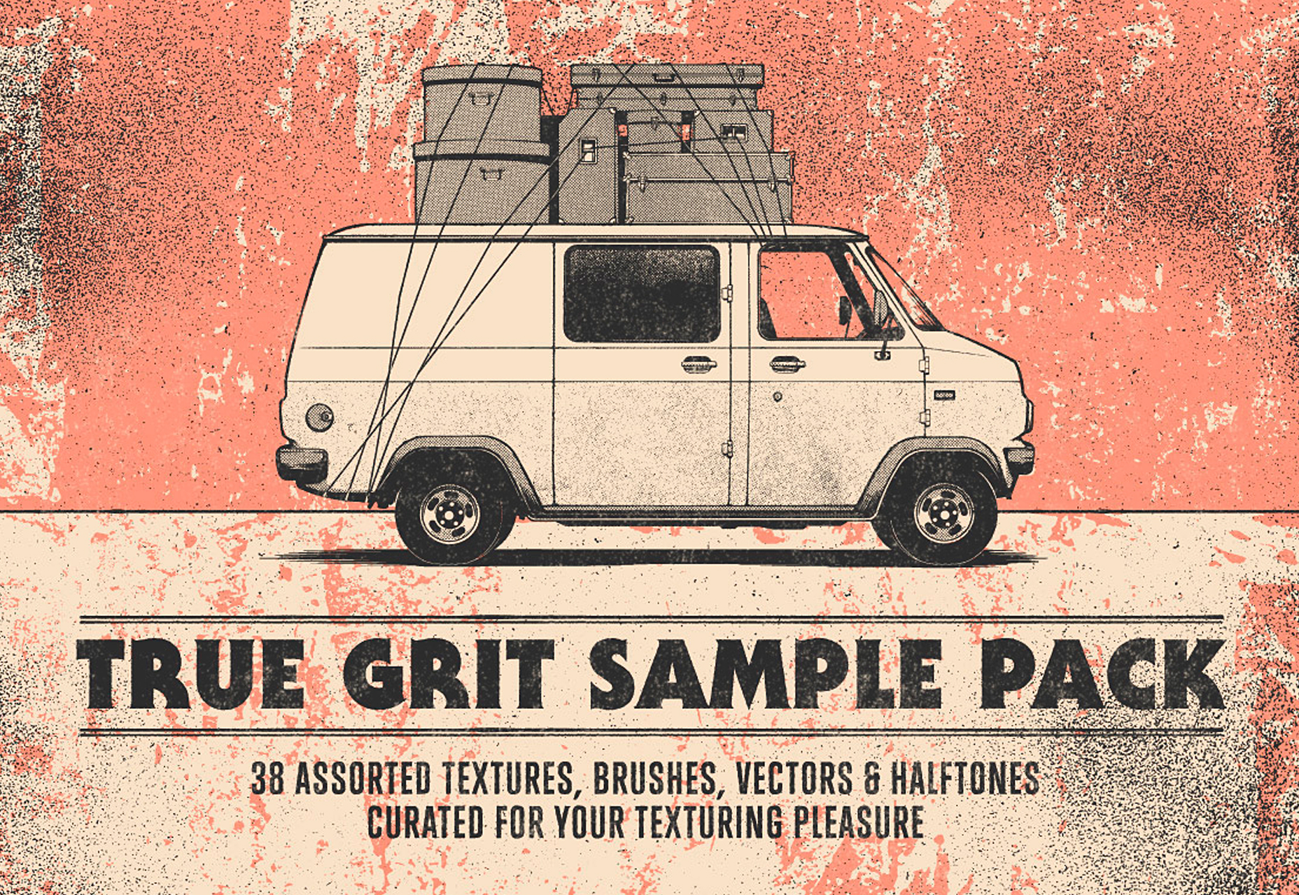 50+ fresh resources for designers, July 2016 True Grit's Textures Sample Pack
