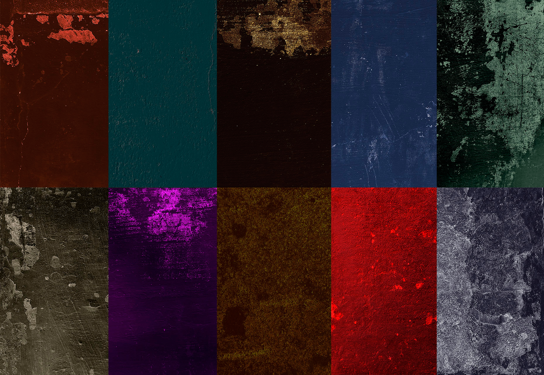 50+ fresh resources for designers, July 2016 Dramatic Color Grunge Textures Pack