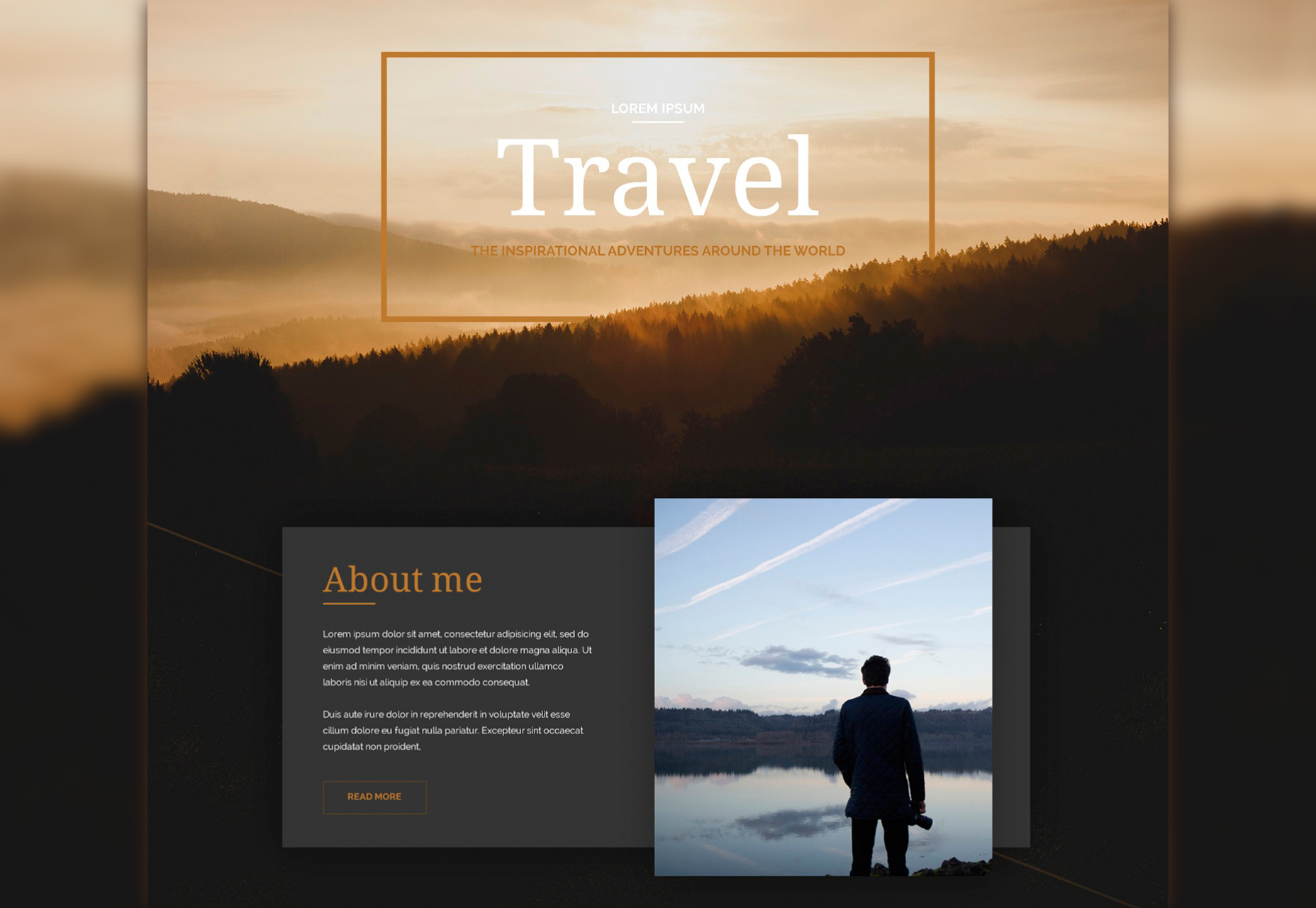 50+ fresh resources for designers, July 2016 Pilumnus: Fancy Portfolio PSD Template