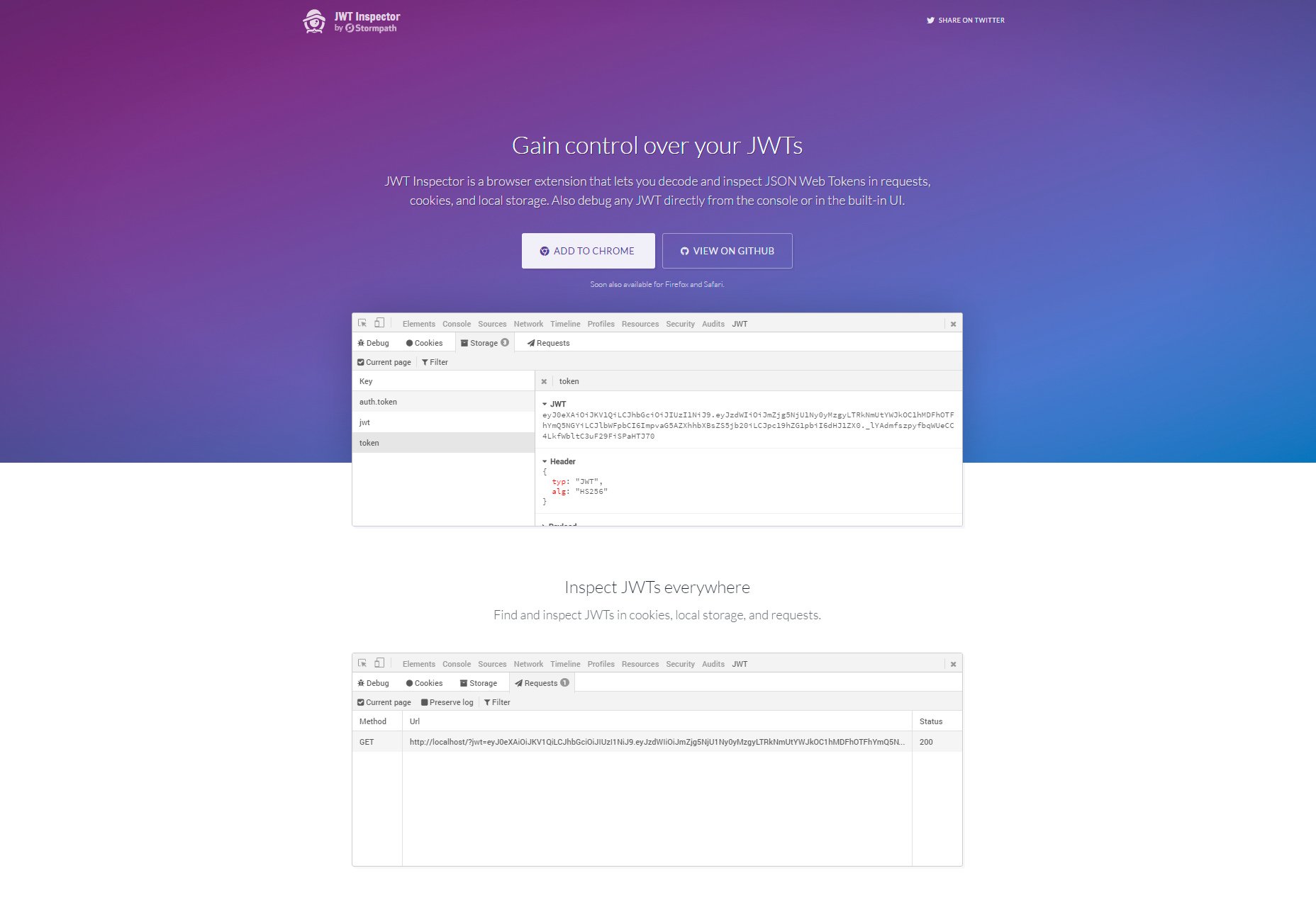 50+ fresh resources for designers, July 2016 JWT Inspector: JSON Web Tokens Inspect & Debug Browser Extension