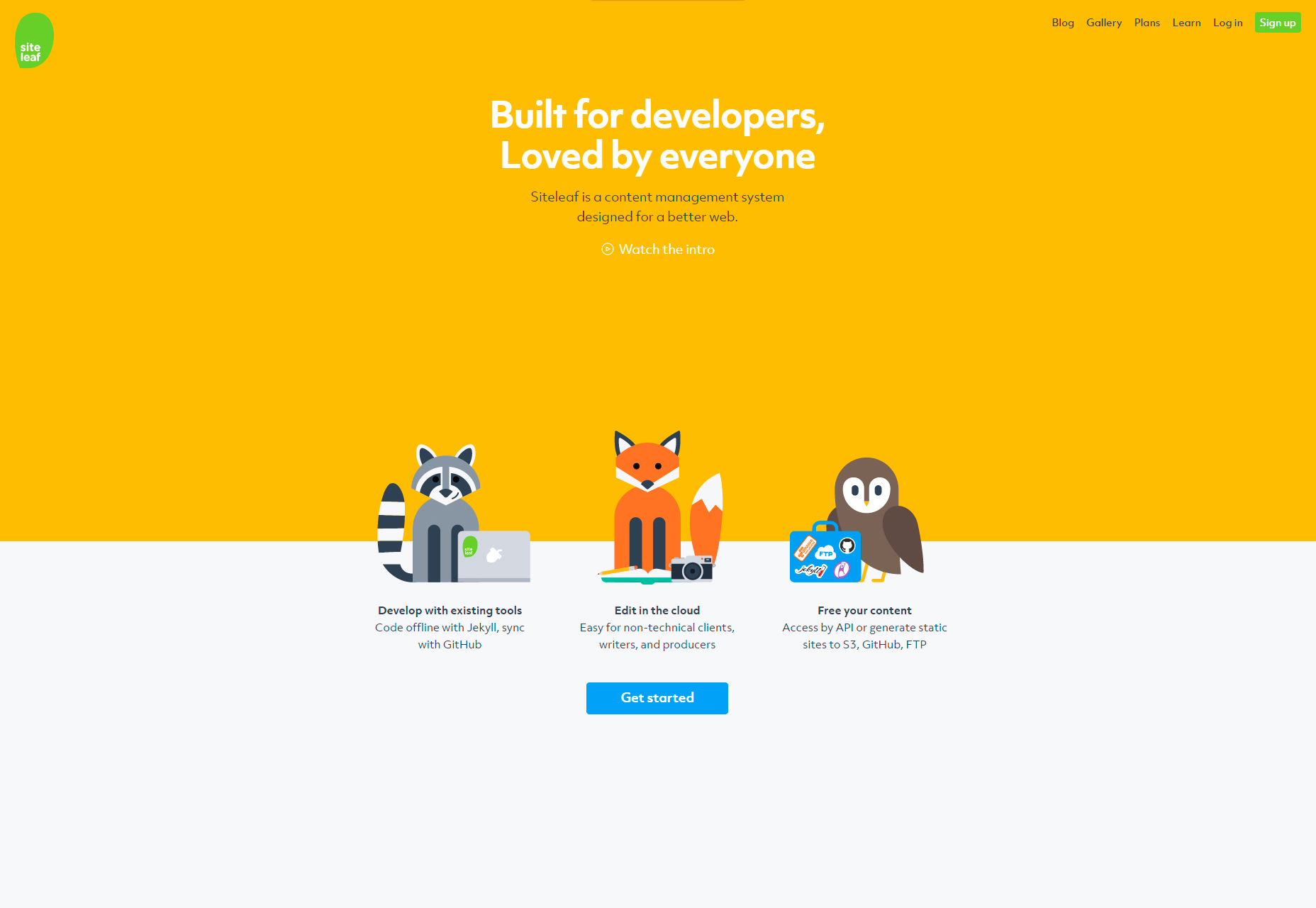 50+ fresh resources for designers, July 2016 Siteleaf: Friendly Static Site CMS