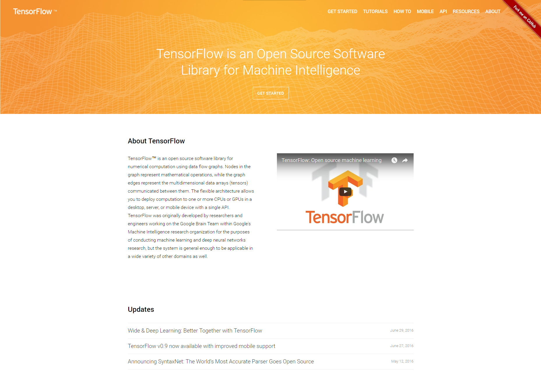 50+ fresh resources for designers, July 2016 TensorFlow: Open Source Machine Intelligence Software Library
