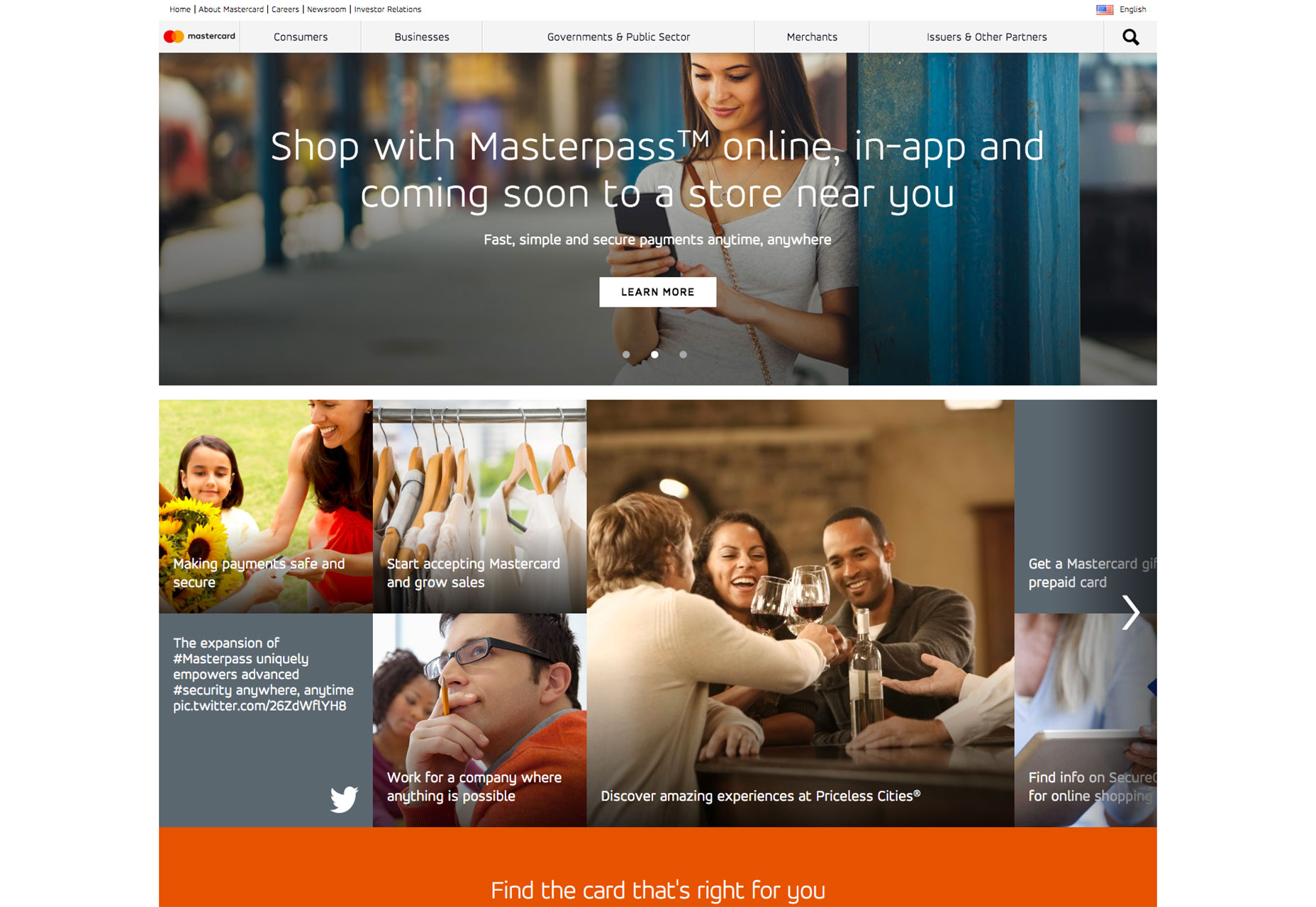 MasterCard unveils its first rebrand in 20 years website