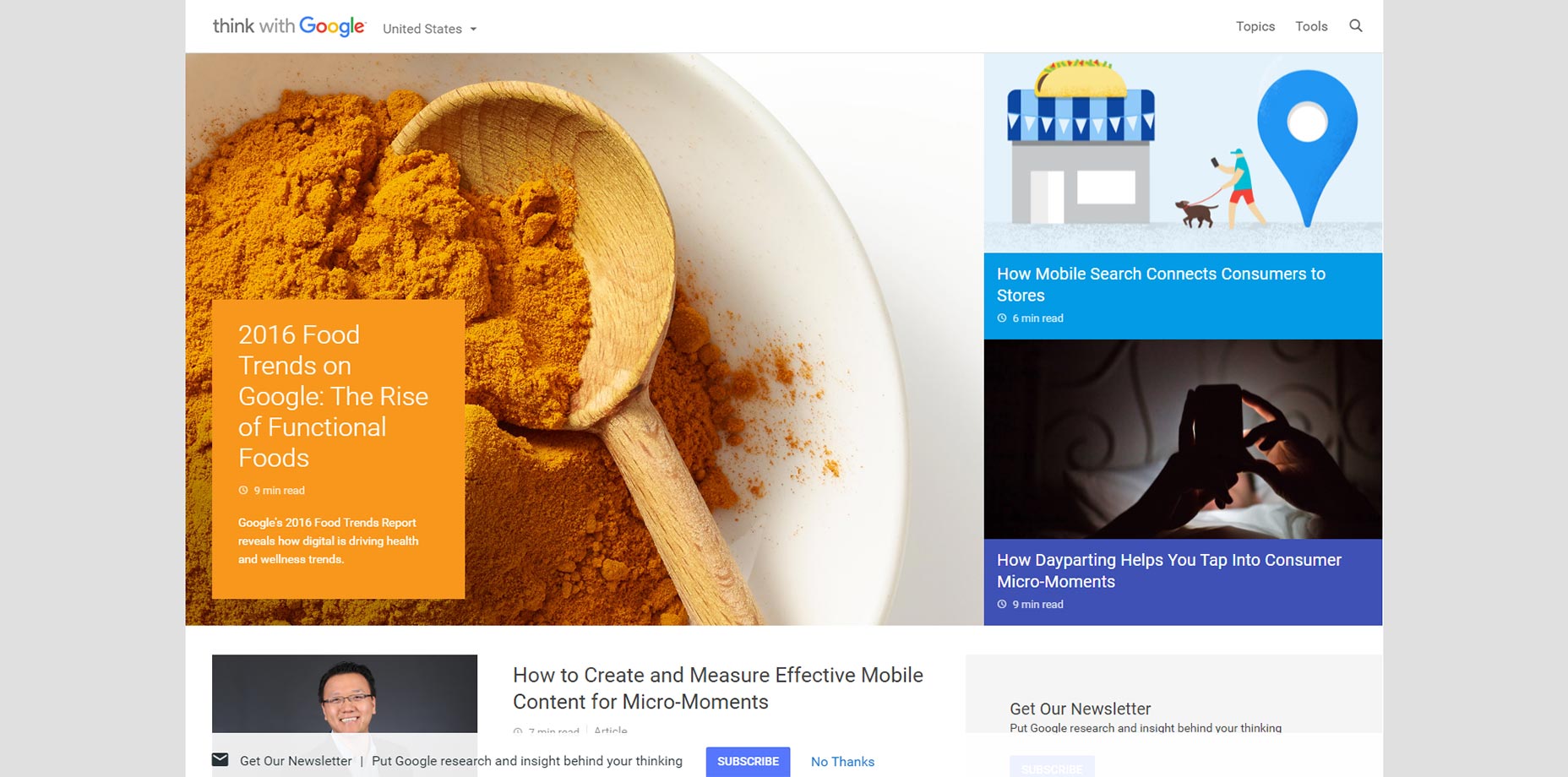 Finding the right design solution for your client Think-with-Google