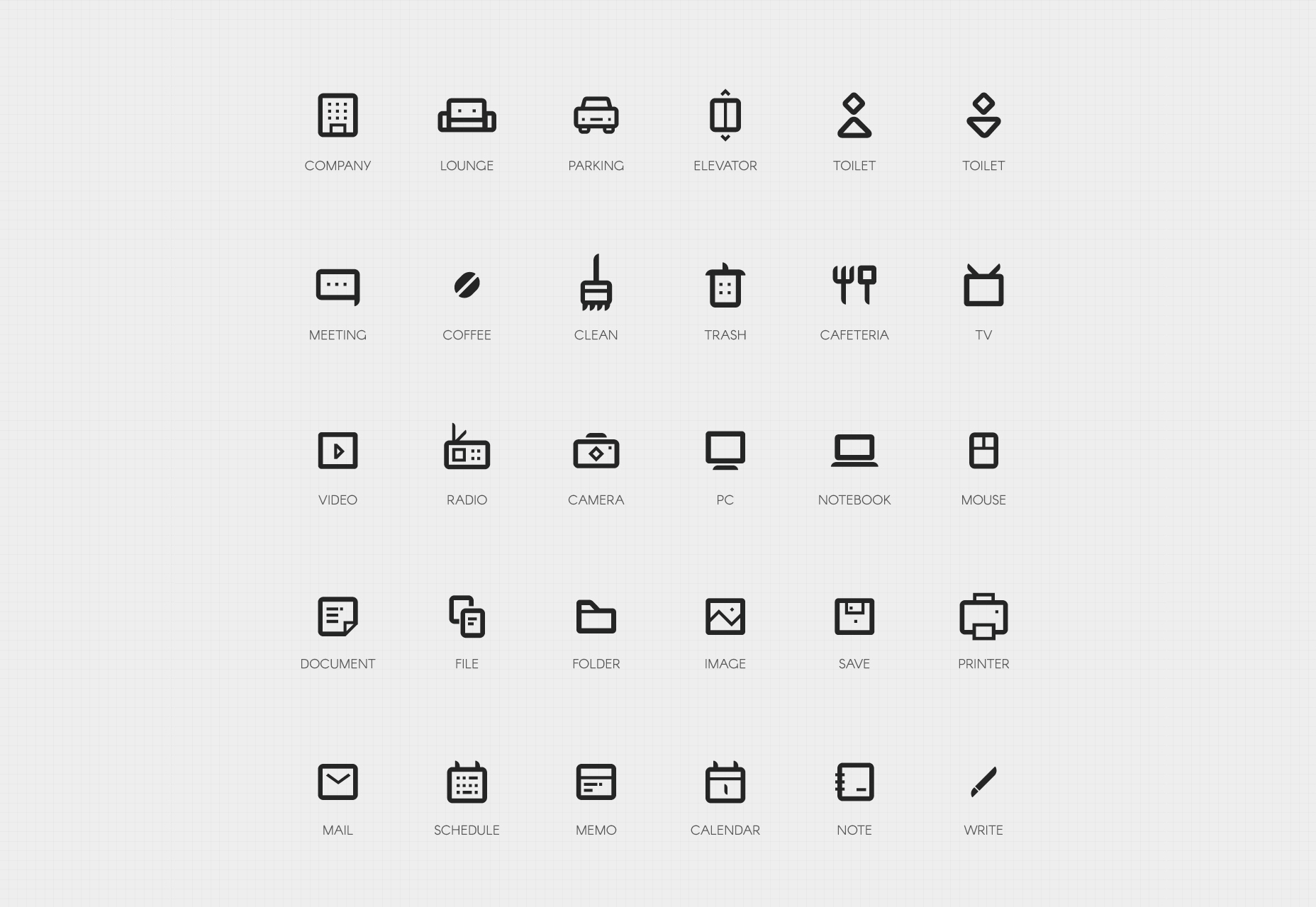 50 fresh resources designers, May 2016 50 Company Bold Line Icons Set