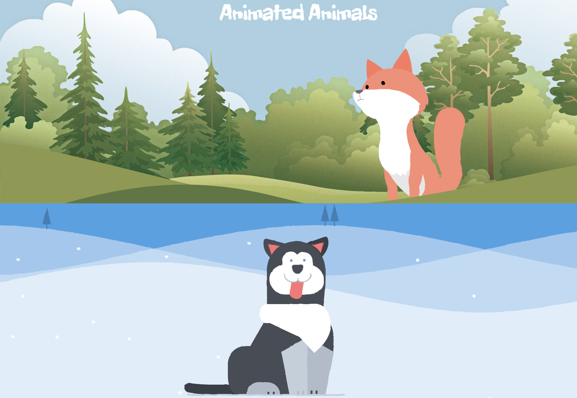 50 fresh resources designers, May 2016 Animated Animals in CSS & SVG