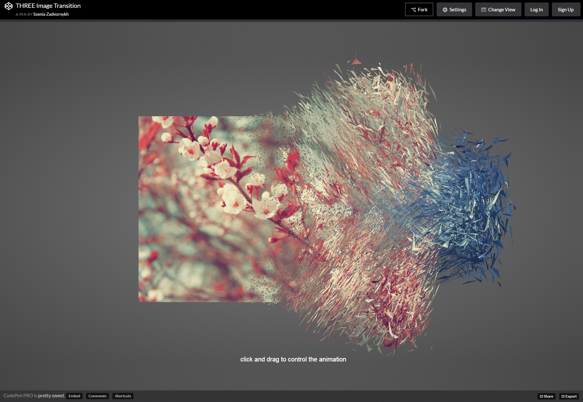 50 fresh resources designers, May 2016 WebGL Image Slider Transition