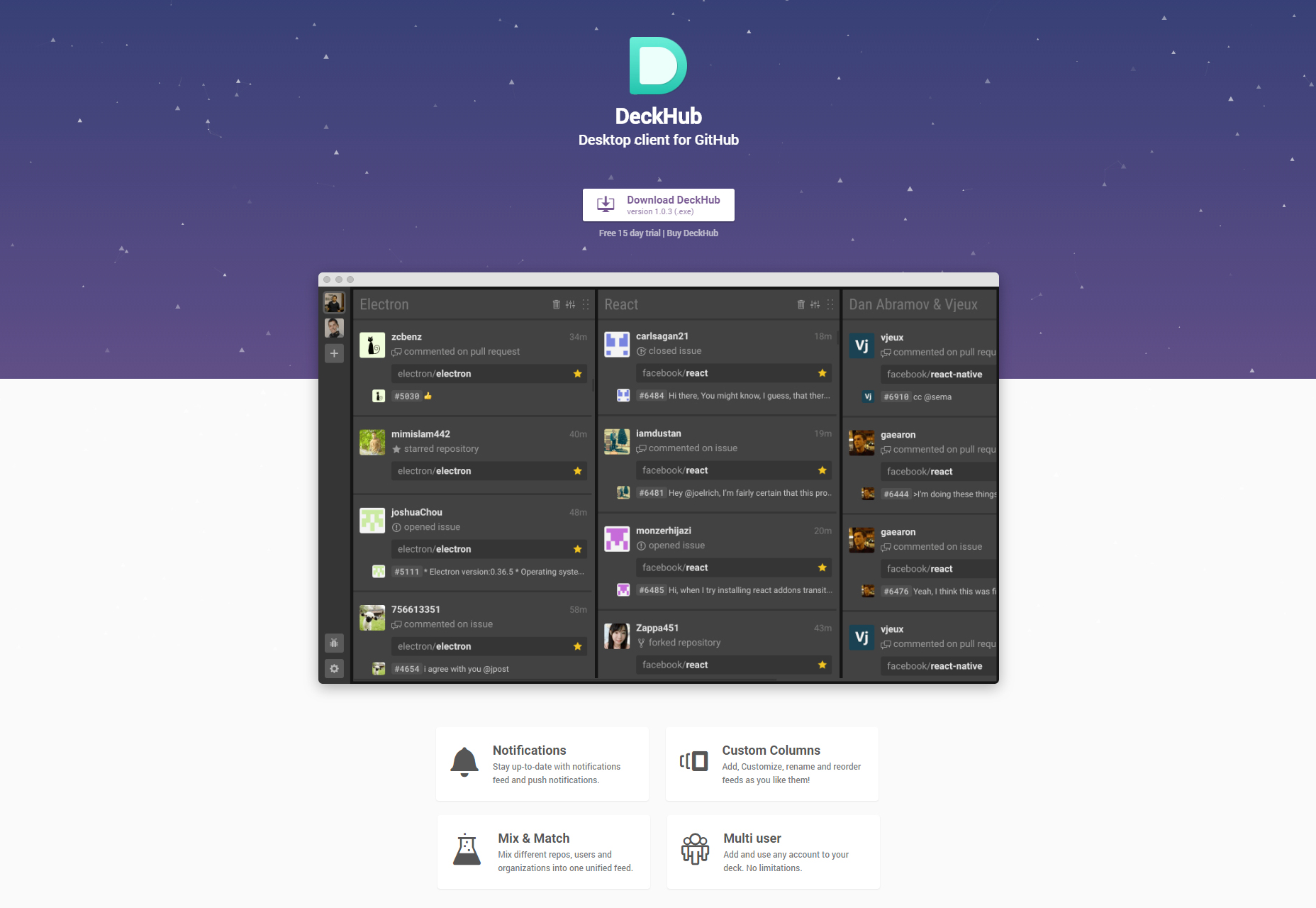 50 fresh resources designers, May 2016 DeckHub: Desktop Client for GitHub